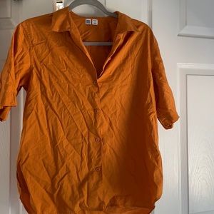 Half sleeved button down